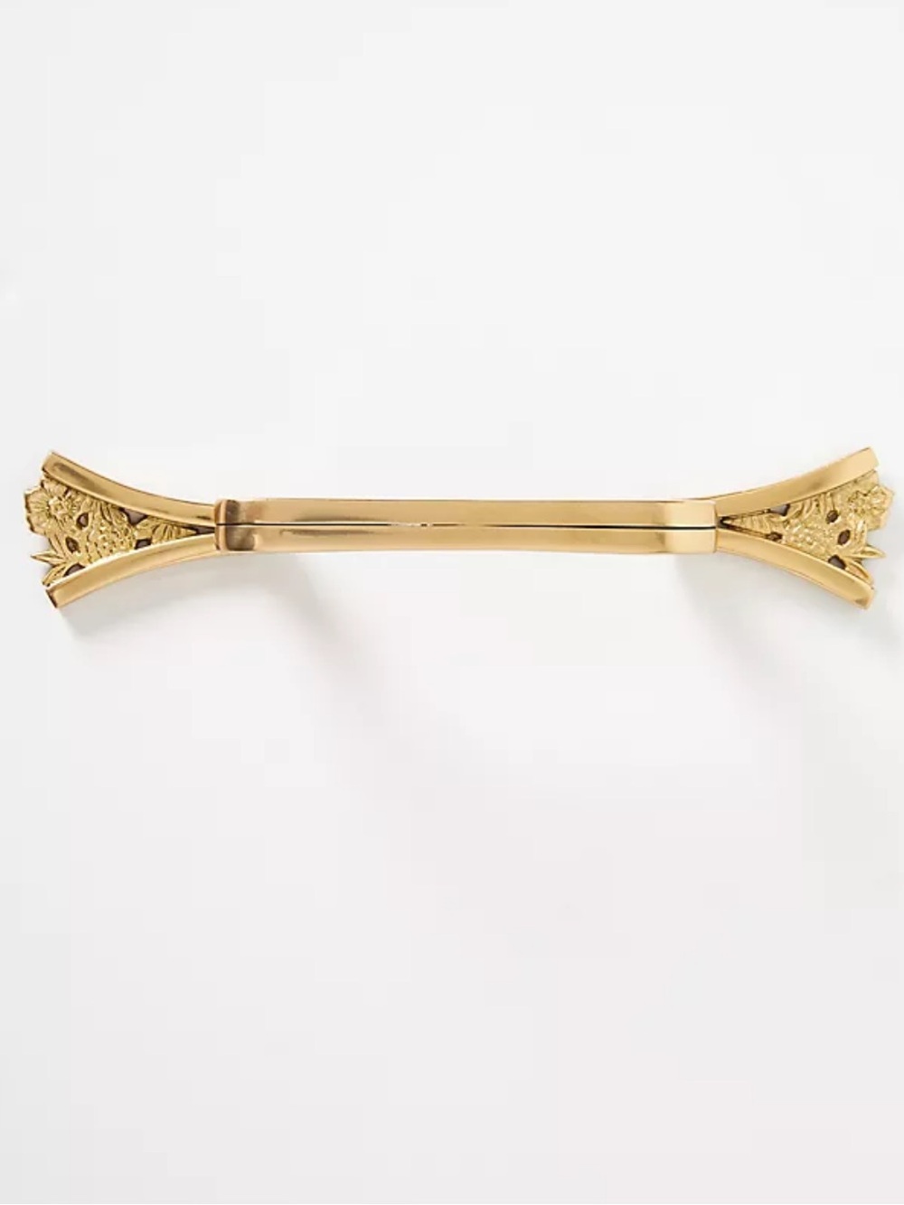Anthropologie Blume Gold Floral Handle